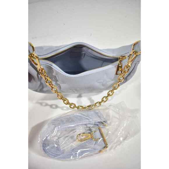 Louis Vuitton Over The Moon Loop Bubblegram Blue Chain Crossbody Shoulder Bag - Picture 11 of 13